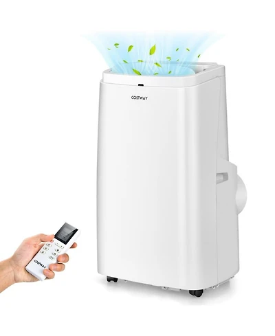 12000BTU Portable Air Conditioner 3-in-1 Air Cooler Fan Dehumidifier w/ Remote