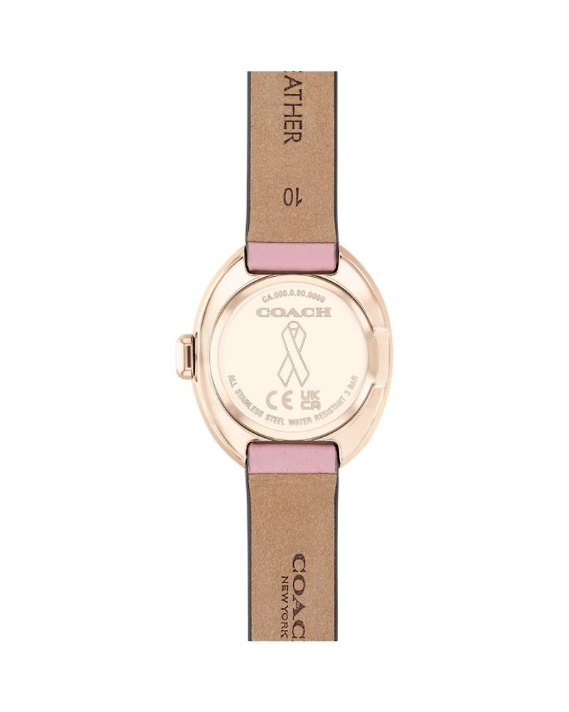 Sammy Pink Ribbon Breast Cancer Awareness Watch, 22.5mm