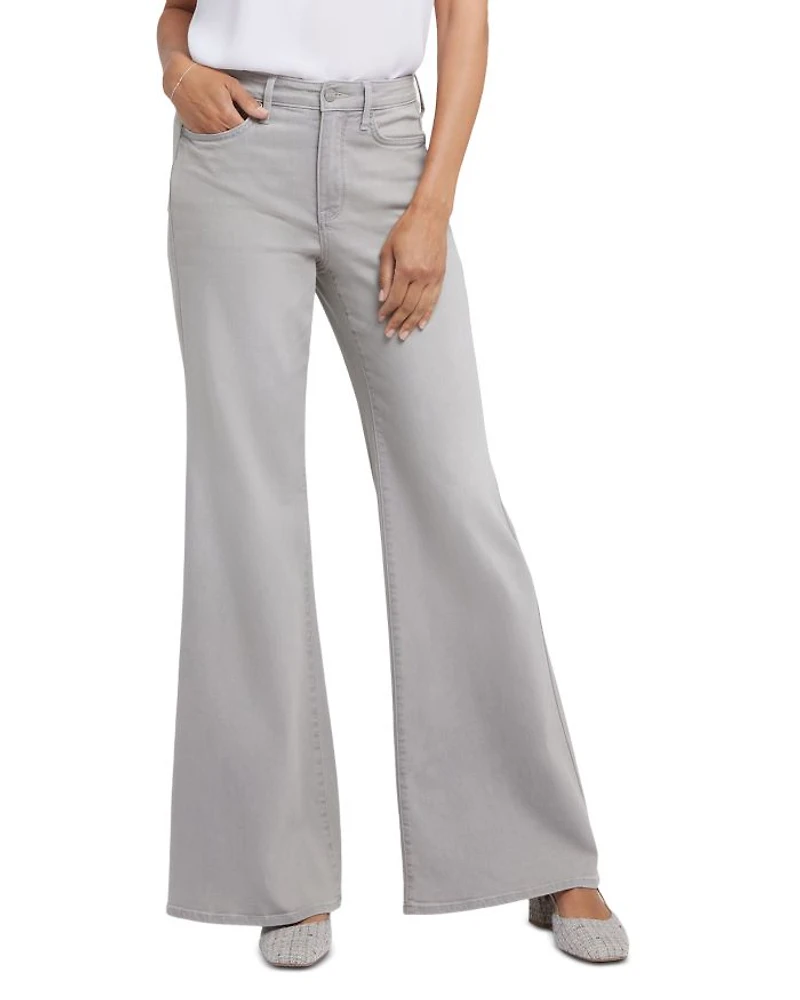 Mia High Rise Palazzo Jeans Grenada Mist