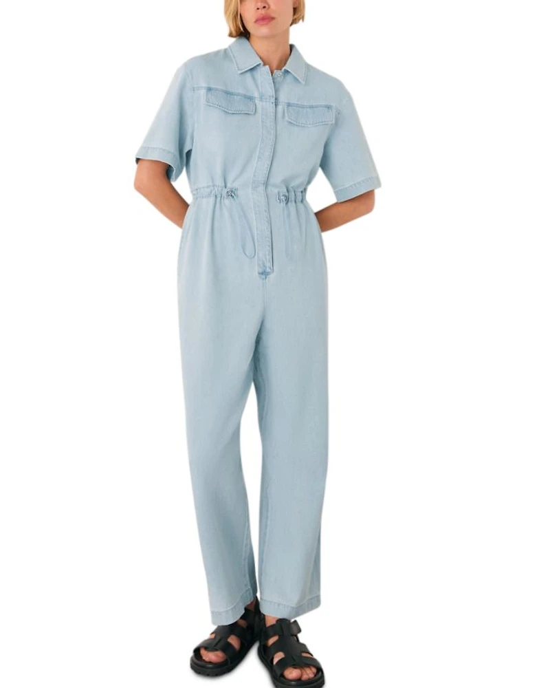 Short Sleeve Utility Jumpsuit