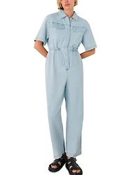 Short Sleeve Utility Jumpsuit