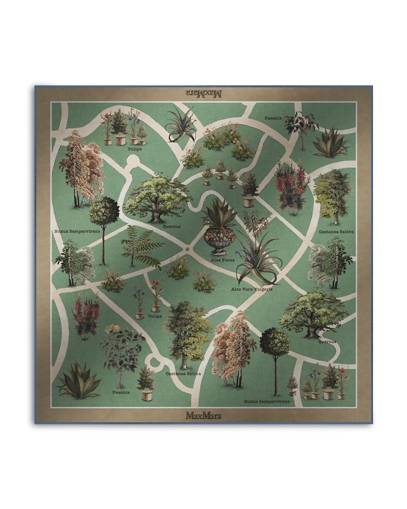 Frida Wool & Silk Square Scarf