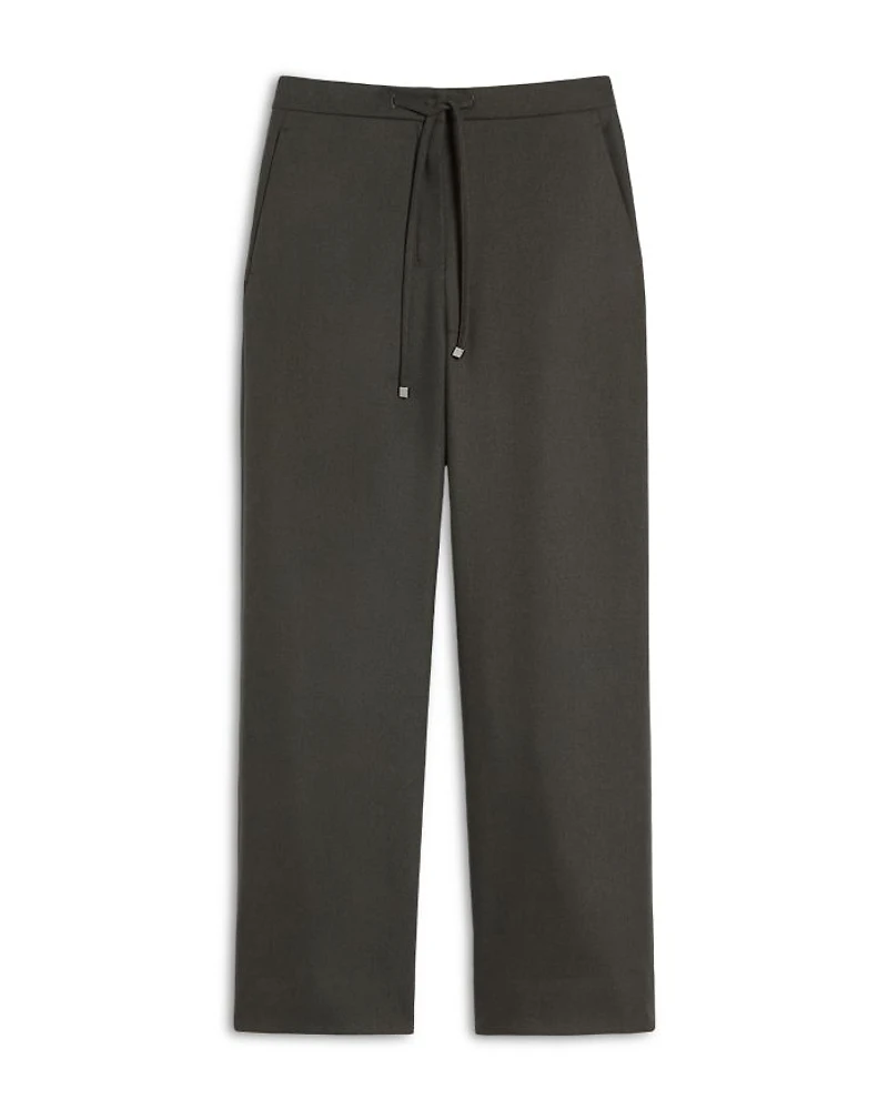 Floria Wool Stretch Flannel Pants