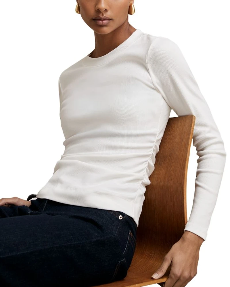 Ribbed Long Sleeve Tee