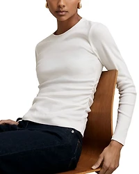 Ribbed Long Sleeve Tee