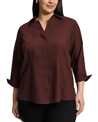 Foxcroft Plus Taylor Blouse