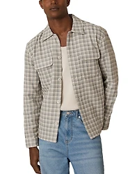 Reiss Regular Fit Textured Check Shirt