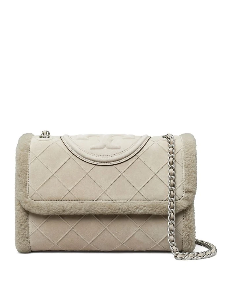 Fleming Soft Shearling Convertible Shoulder Bag
