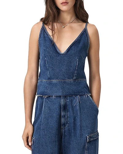 Allsaints Lilah Denim Top