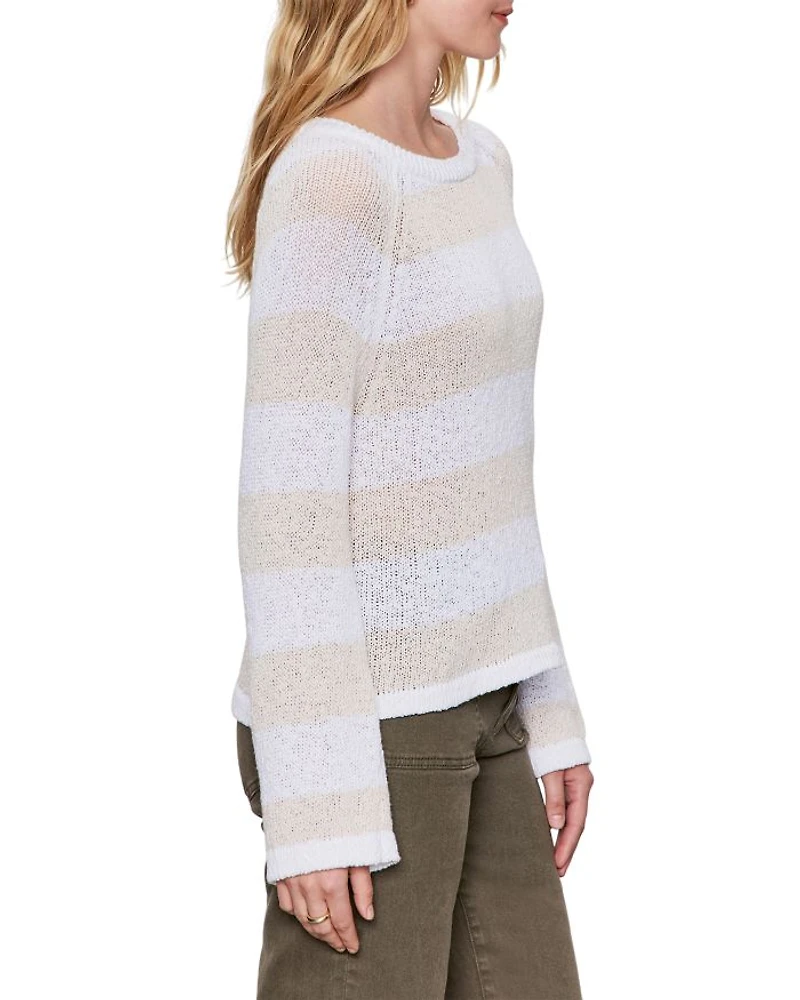 Textured Raglan Crewneck Sweater