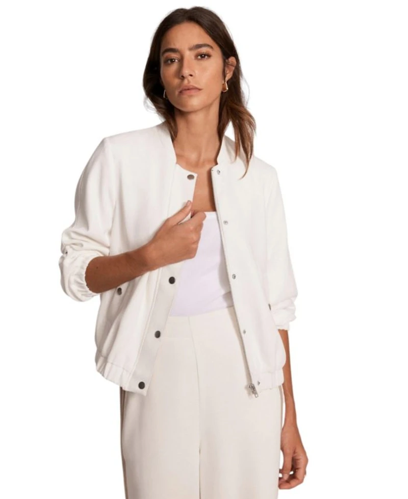 Women's Bomber Popper Jacket