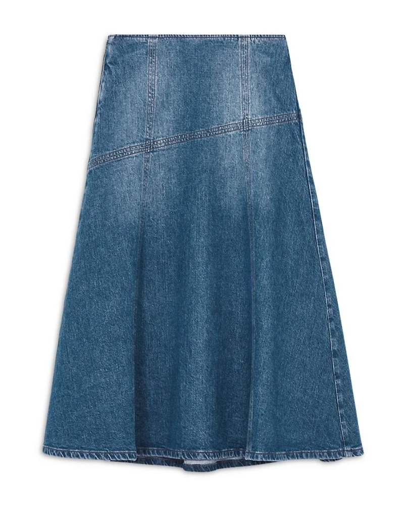 Fee Denim Midi Skirt
