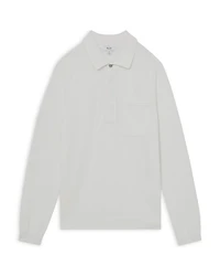 Regular Fit Long Sleeve Polo Sweater