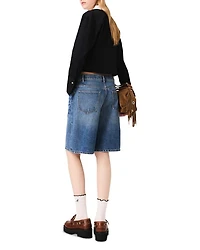 Cropped Poplin Shirt