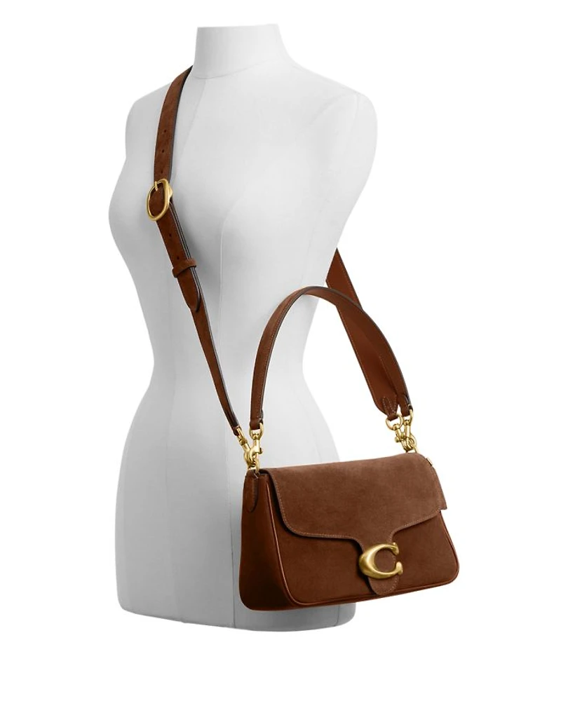 Soft Tabby Small Suede Shoulder Bag