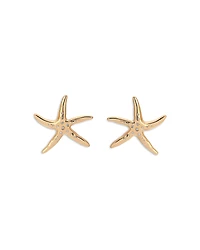 Ettika Pave Starfish Luxe Statement Stud Earrings