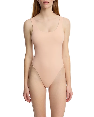 Skarlett Blue Insider Scoop Neck Tank Bodysuit