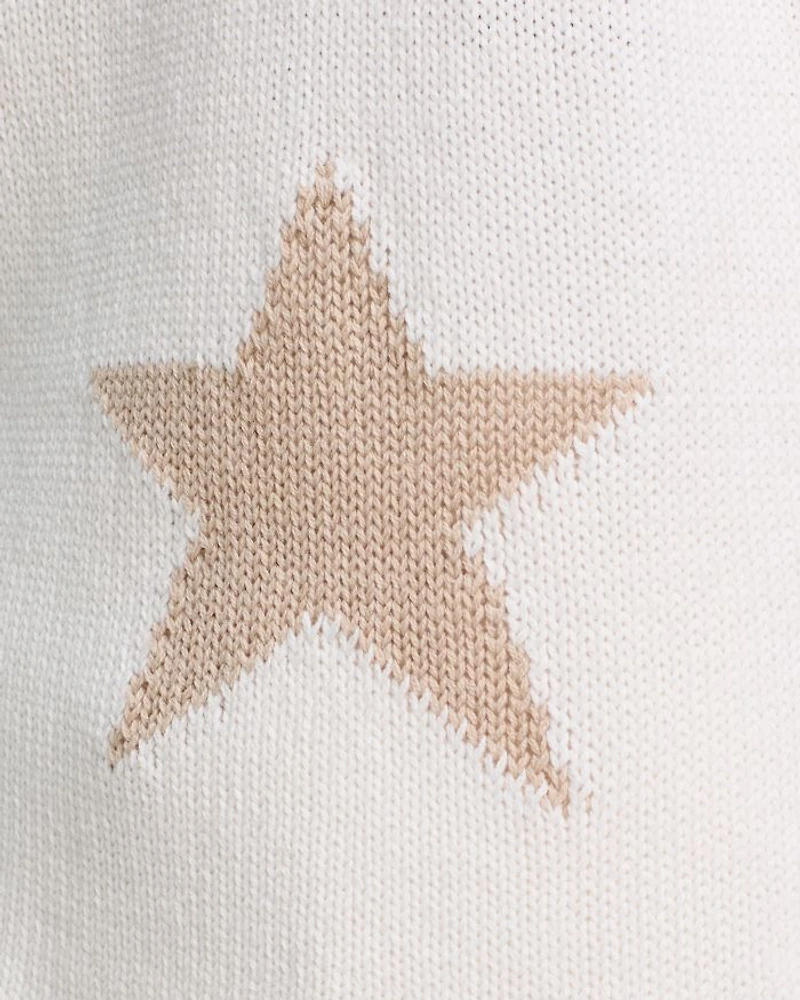 Stars V Neck Sweater