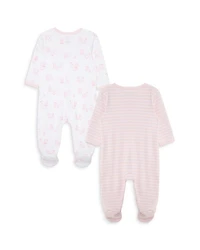 Girls' Bear Footies, Pack of 2 - Baby