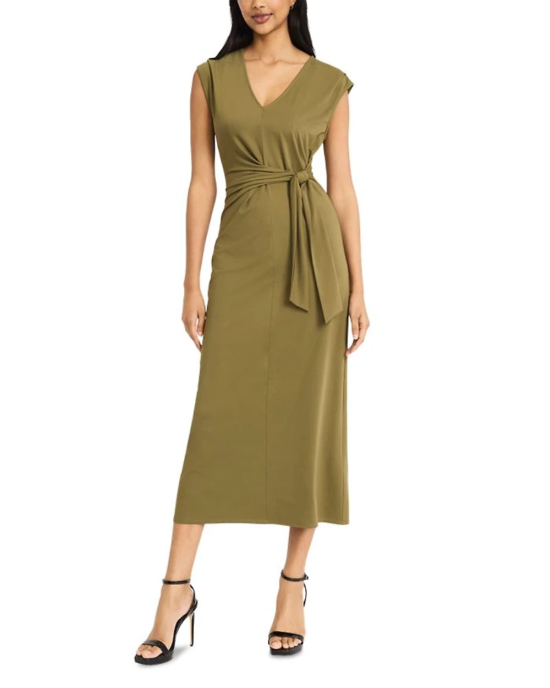 Cap Sleeve Midi Dress