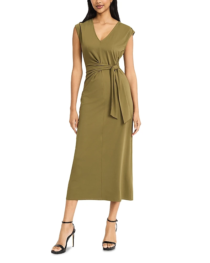 Donna Morgan Cap Sleeve Midi Dress