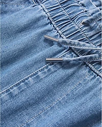 Dunford High Rise Wide Leg Jeans Amethyst Forest