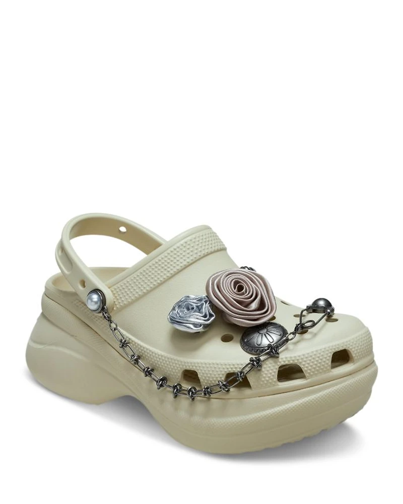 Women's Bae Metallic Rose Clogs