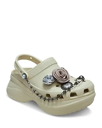 Crocs Women's Bae Metallic Rose Clogs