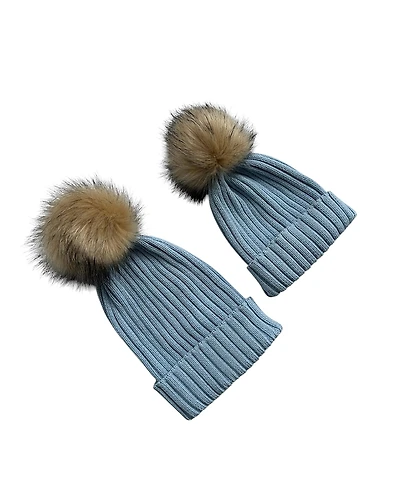 Accouchee Mom N Me Beanie Set- 2 Pcs