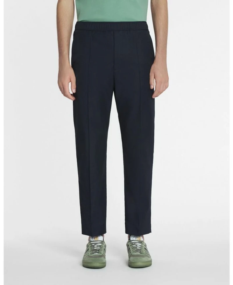 Elastic Waistband Pants Technical Cotton