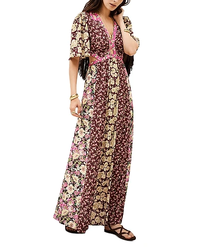 ba & sh Ilma Floral Print Dress