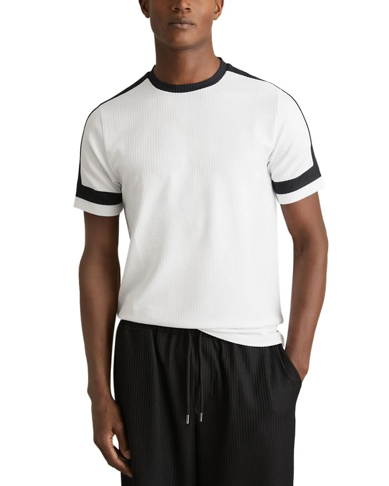 Grand Oversized Textured Short Sleeve Sweater