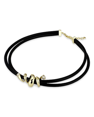 Aqua Areo Punk Necklace, 17-19 - Exclusive