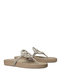 Tory Burch Women's Miller Cloud Pave Knotted Sandal