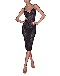 Fleur du Mal Le Stretch Lace Slip Dress