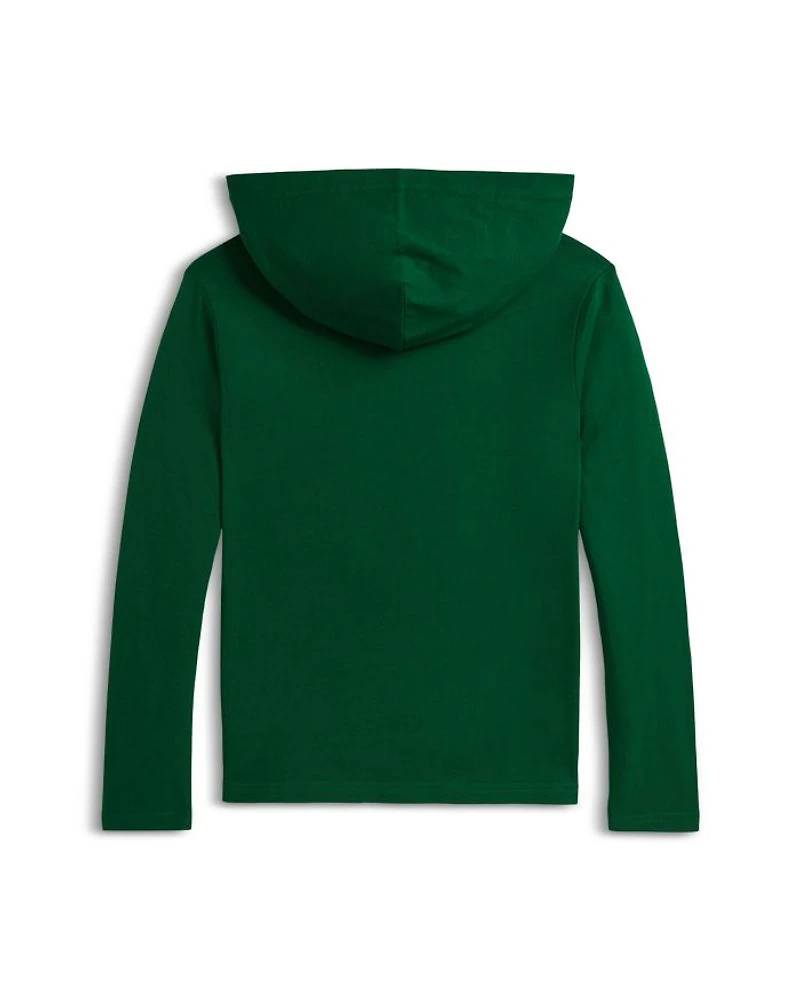 Boys' Polo Bear Cotton Hooded Tee
