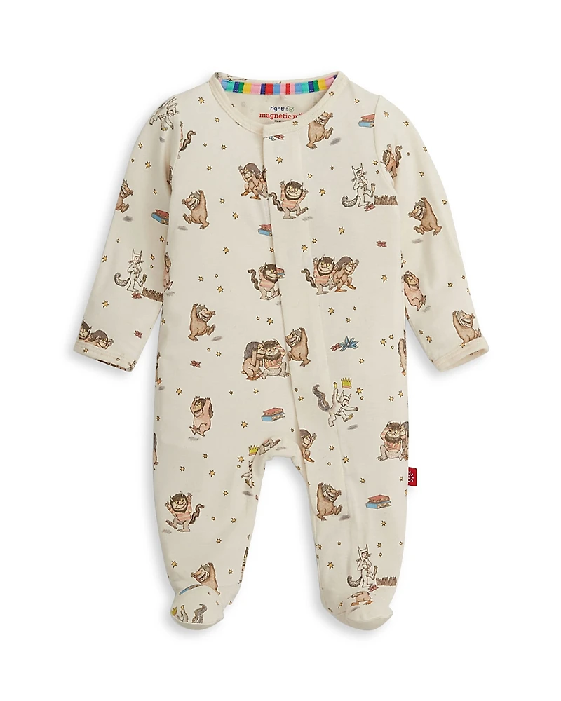 Magnetic Me Unisex Printed Footie - Baby