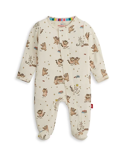 Magnetic Me Unisex Printed Footie - Baby