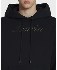 Logo Denim Hoodie