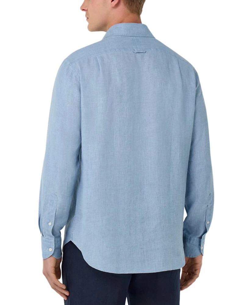 Linen Button Front Shirt
