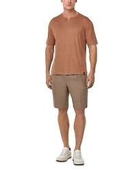 Stretch Split Collar Tee