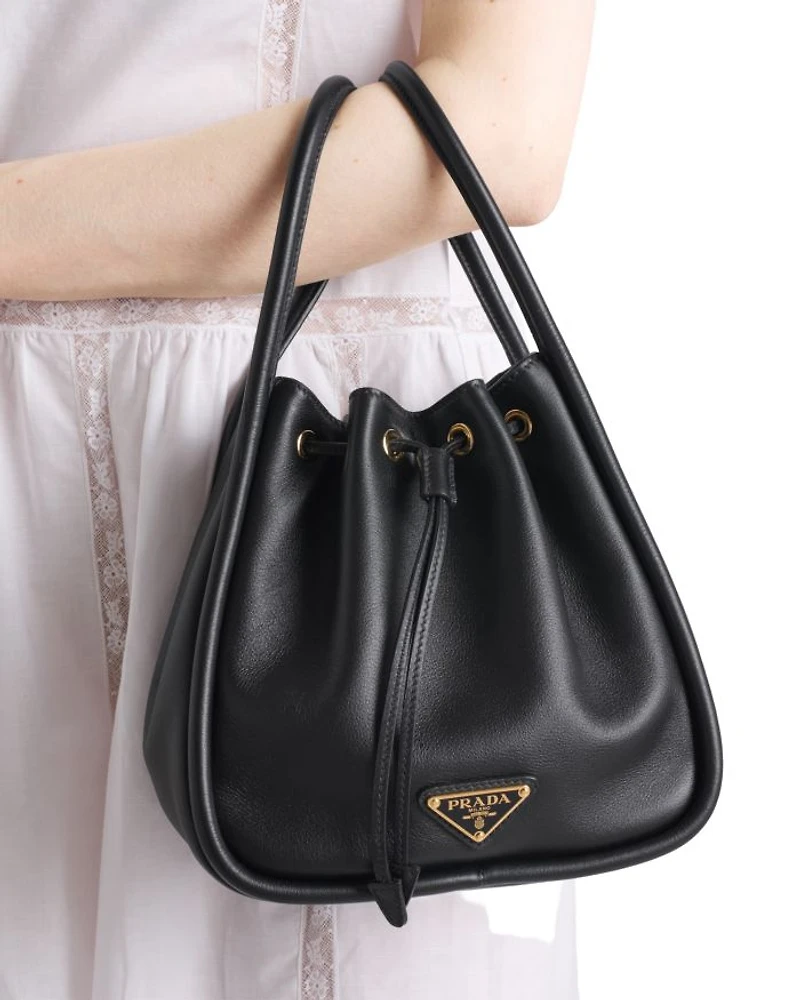 Darling Leather Mini Bucket Bag