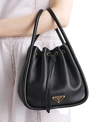 Darling Leather Mini Bucket Bag