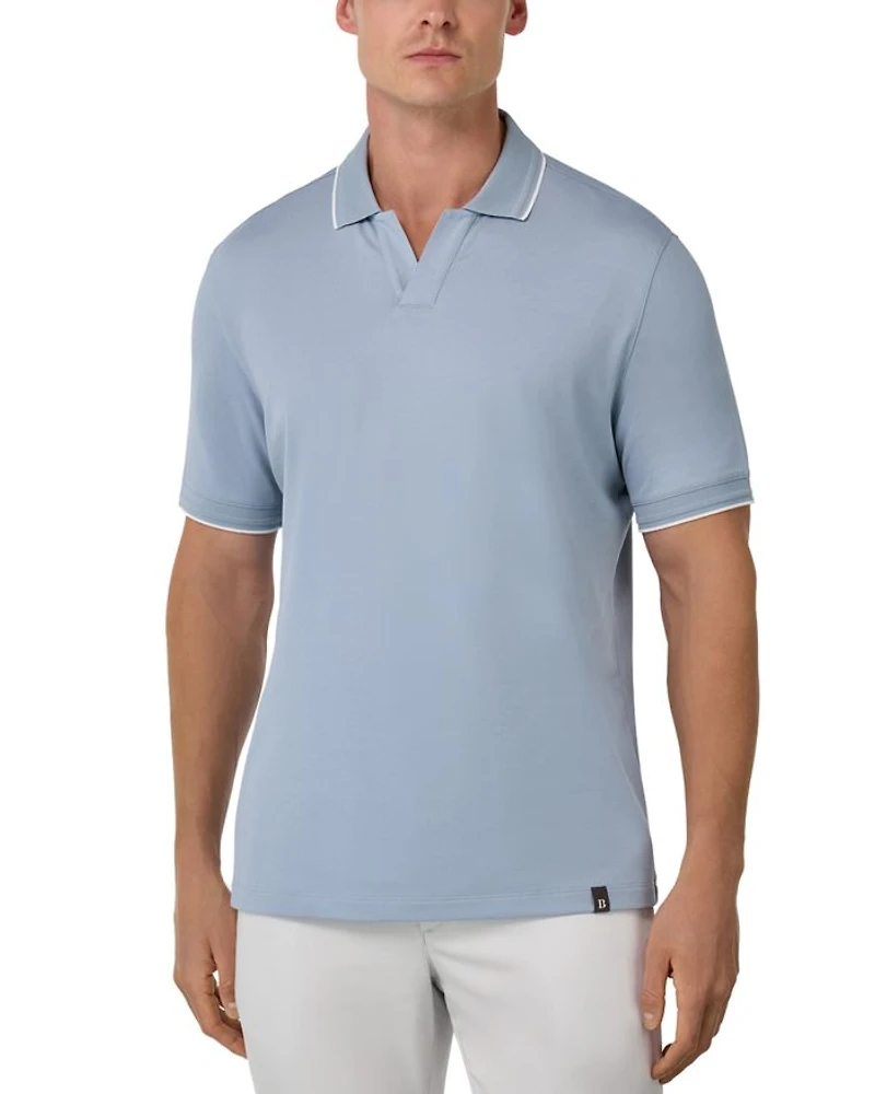 S-Cafe High Performance Pique Polo Shirt