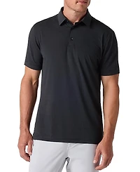 Mizzen+Main Copa Short Sleeve Polo Black