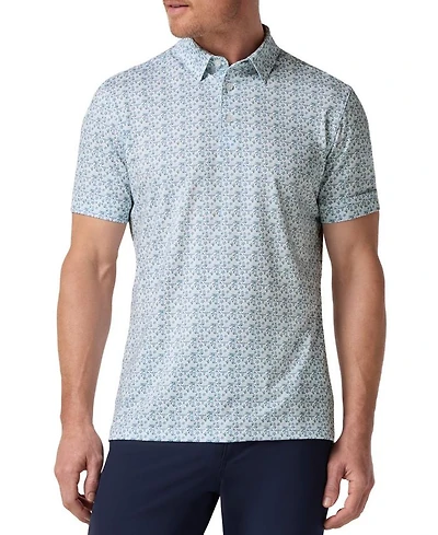 Versa Short Sleeve Polo White Dallas Mosaic