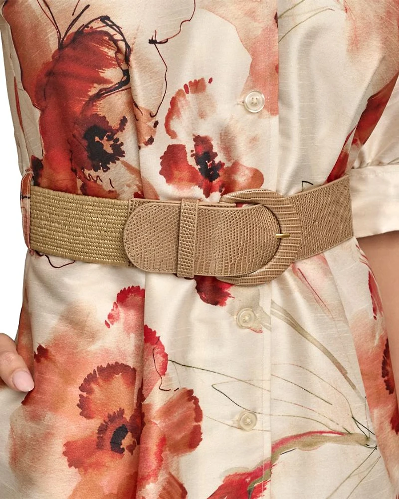 Floral Print Shirtdress
