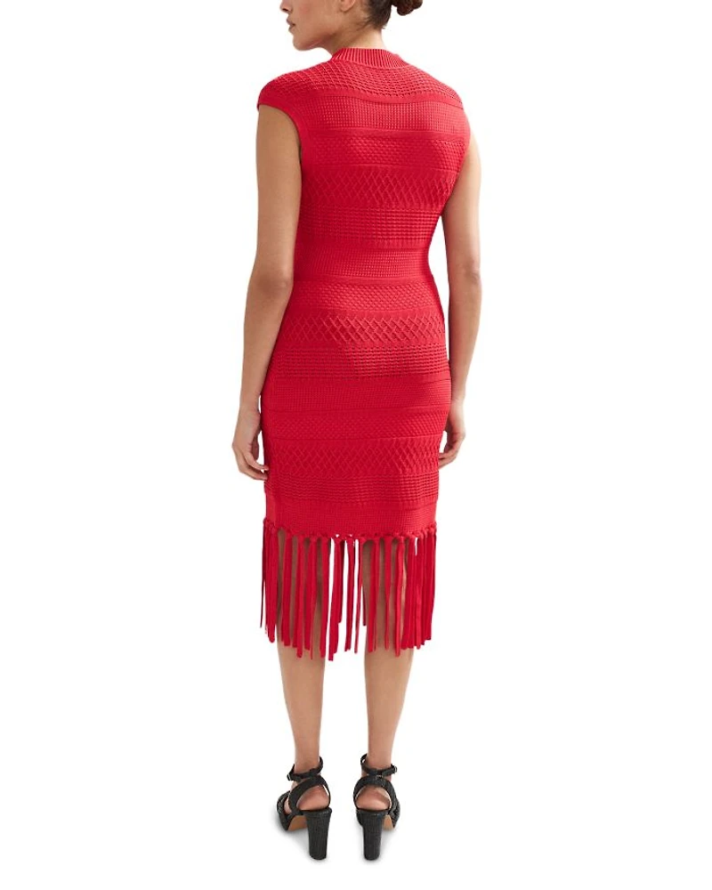 Tazmin Tassel Knit Dress