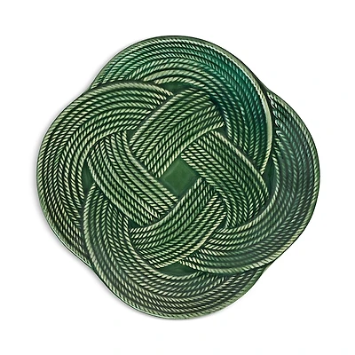 Juliska Le Panier Mystic Knot Dessert Salad Plate, Basil