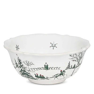 Juliska Country Estate Winter Frolic Cereal Ice Cream Bowl, Evergreen